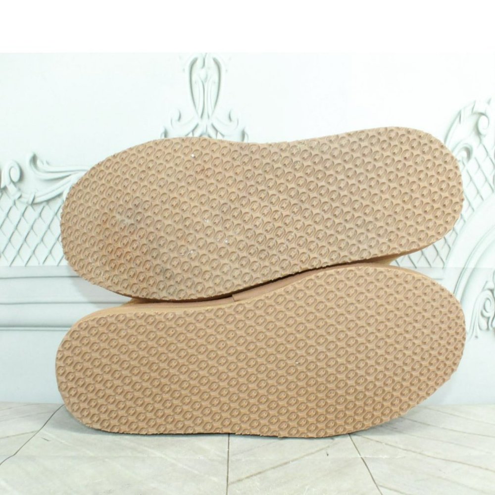 LL Bean Brown Suede Wicked Good Shearling Lined Slipper Ankle Boot Size 8 M - Picture 9 of 9